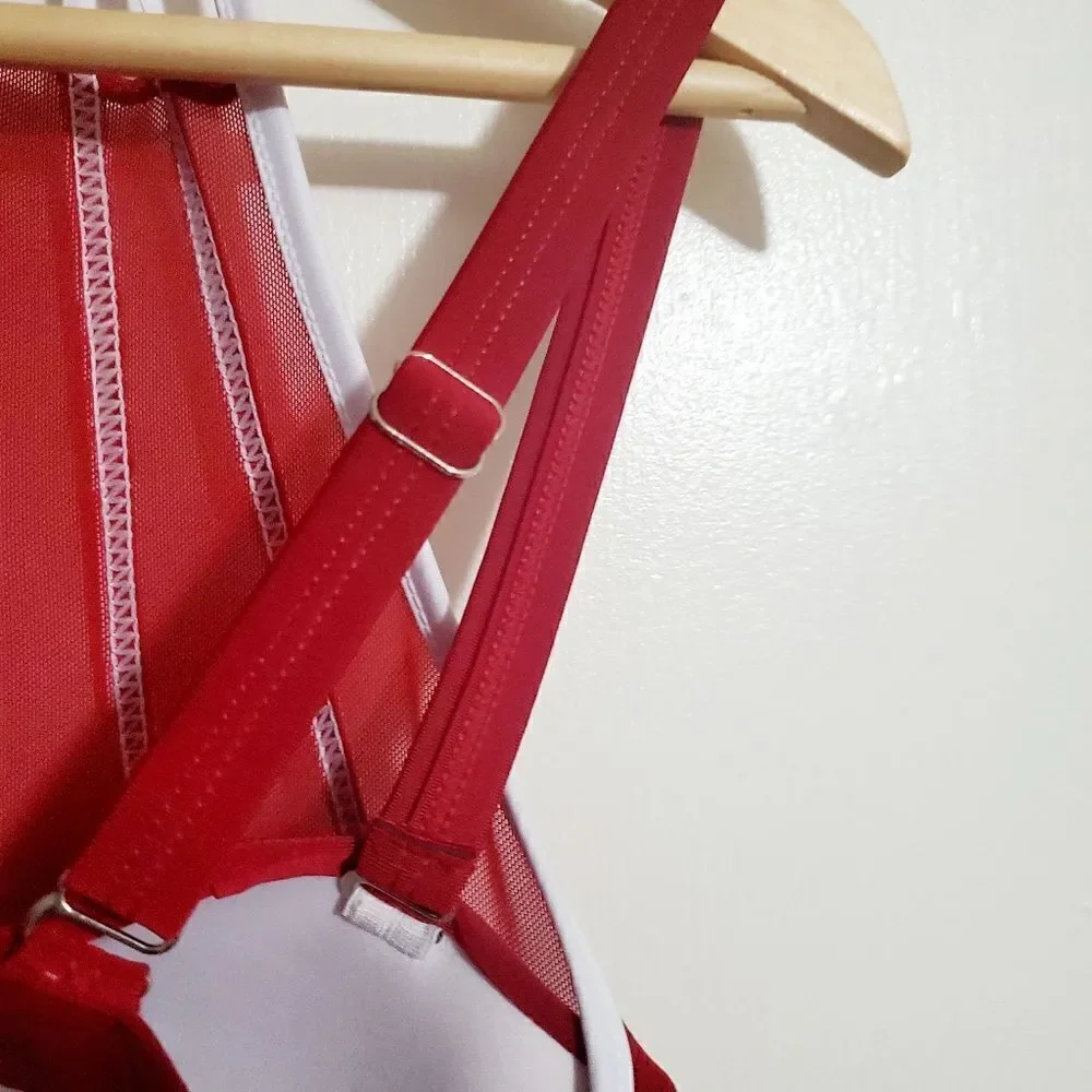 Rose gal Red Swimdress Size 22